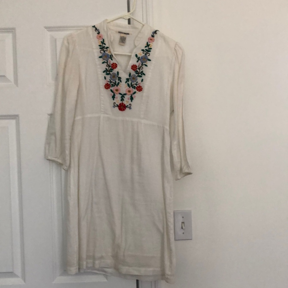 Lucky Brand embroidered dress